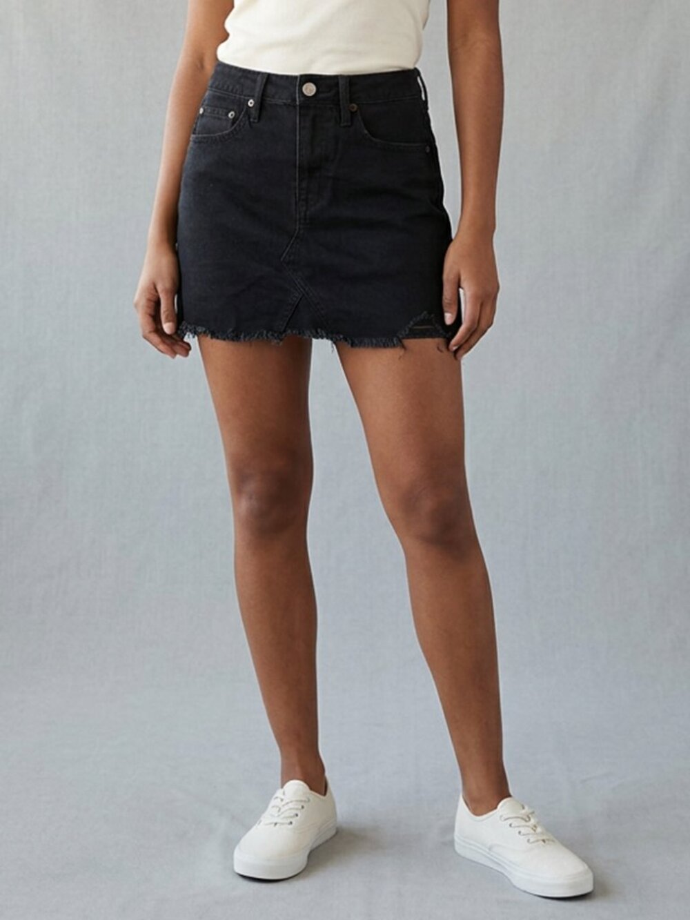 American Eagle Button Fly Mini Skirt